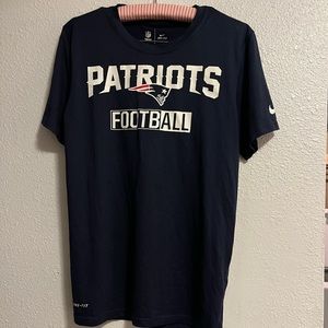 New England Patriots adult size small T shirt dry fit.